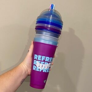 Starbucks Vibrant Purple and Blue Cup Set